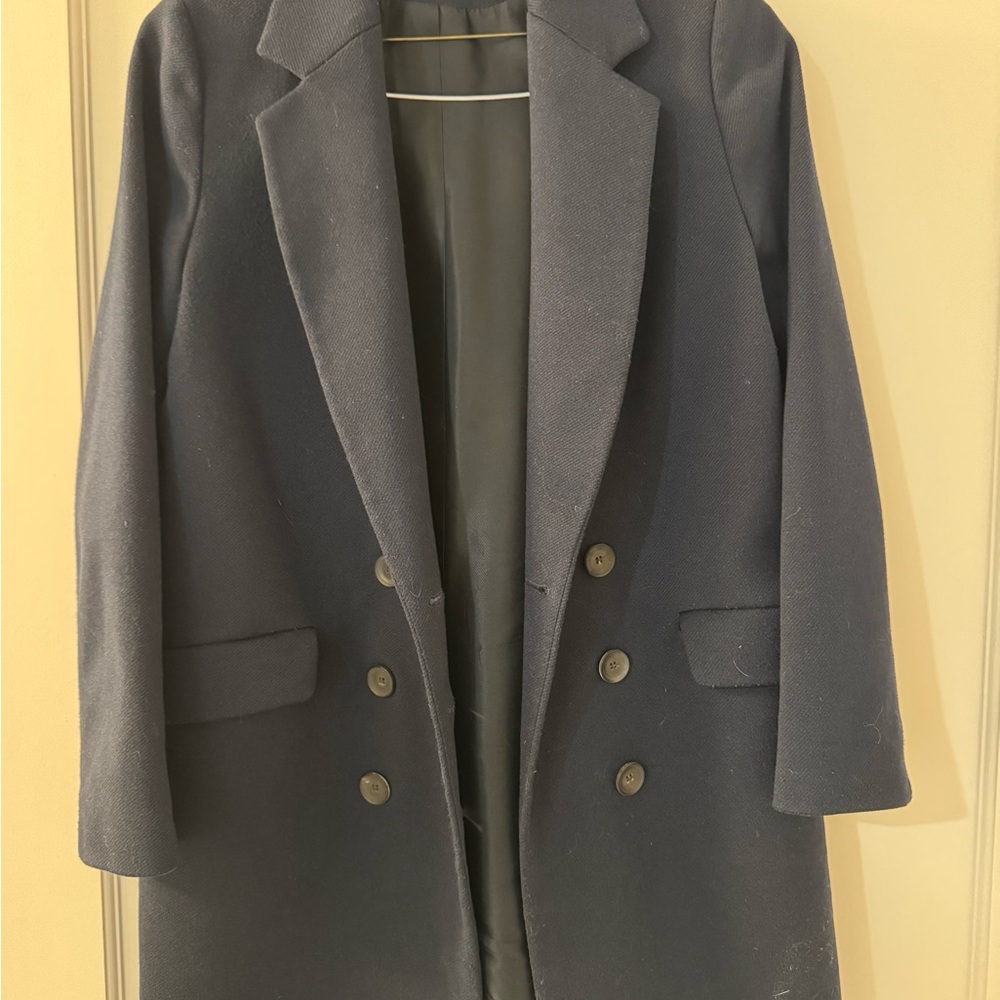 Zara Women's Navy Trench Coat